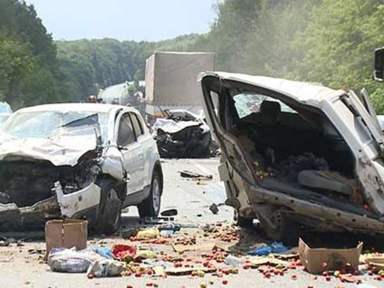 Под Винницей произошло массовое ДТП