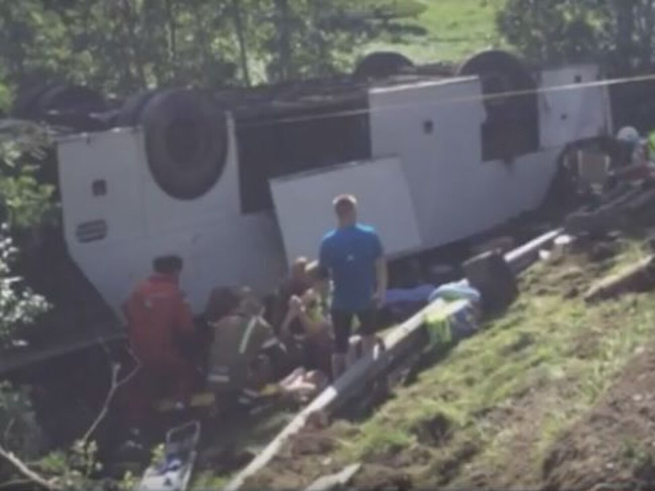 ДТП произошло возле города Олесунн в 550 километрах от Осло в Норвегии