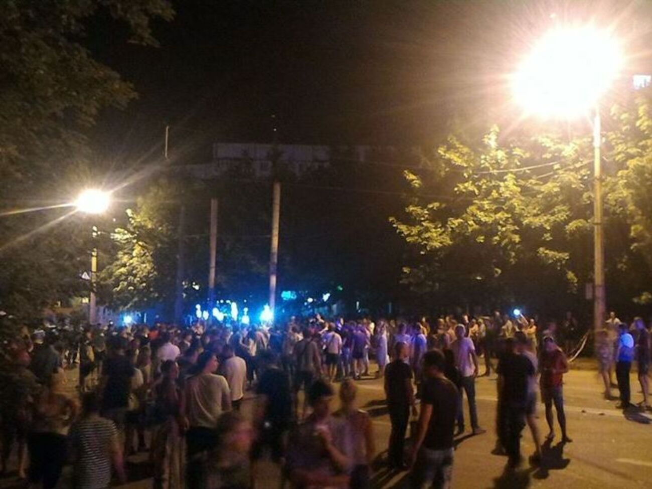 Движение было перекрыто более трех часов