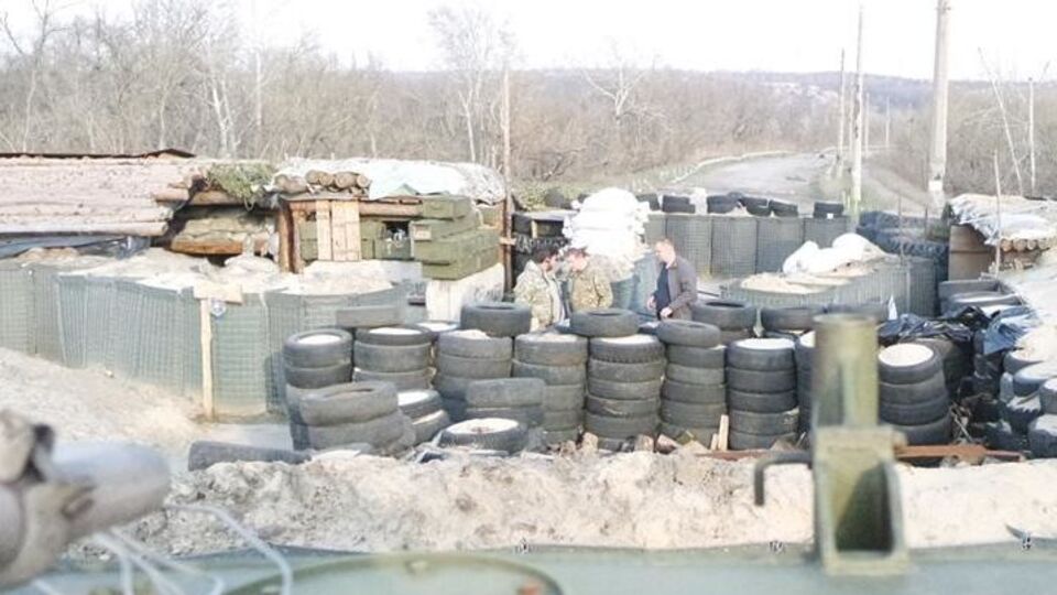 Опорный пункт ВСУ в районе Счастья