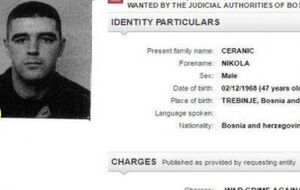 Черанич разыскивался с 1992 года