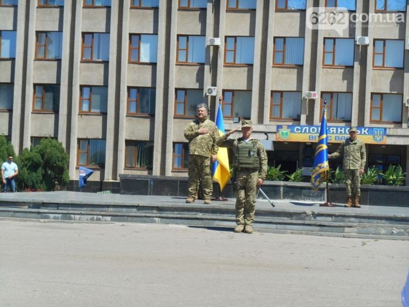 Сегодня Порошенко приехал в Славянск