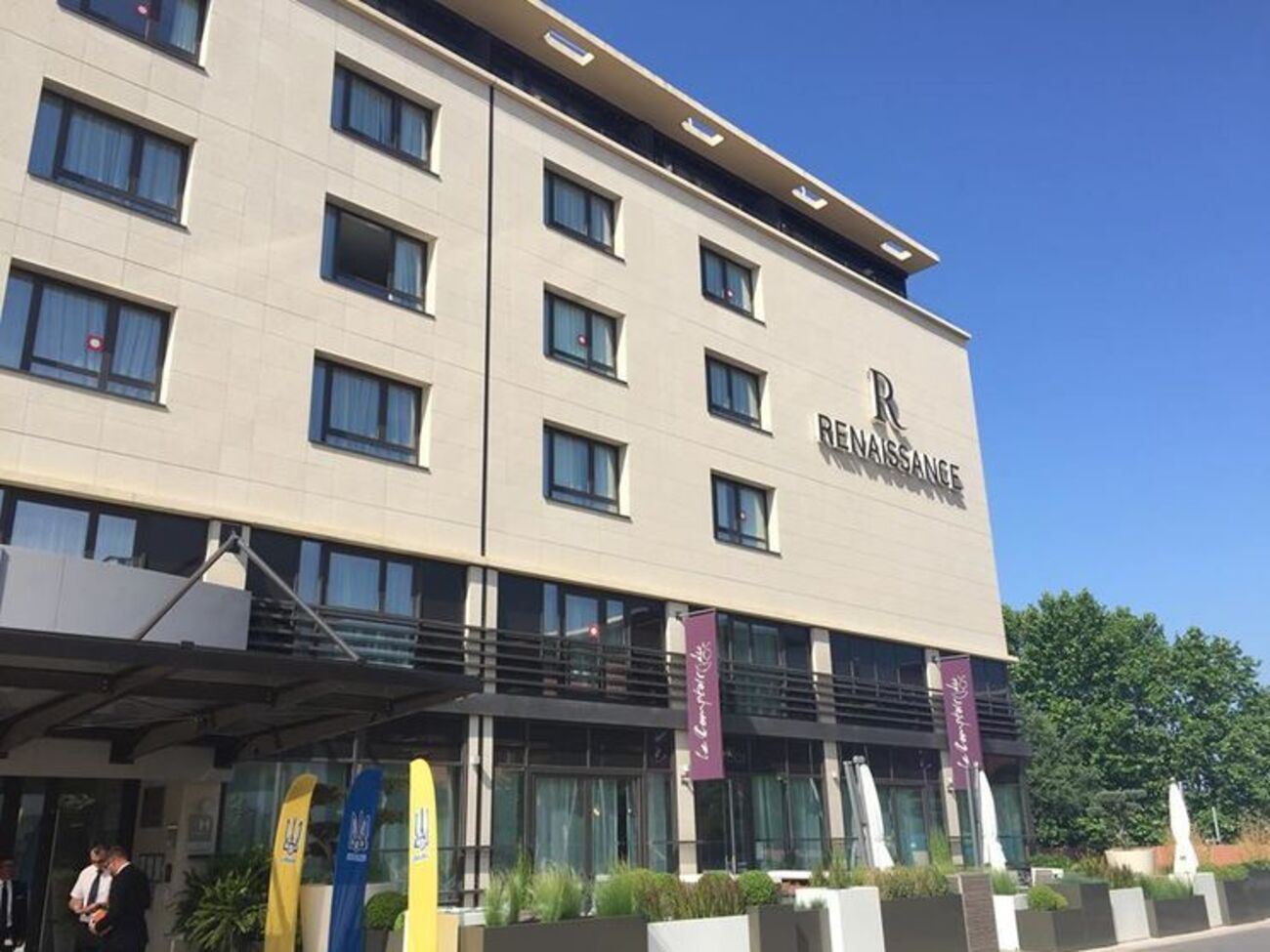 Отель, где жила сборная Украины