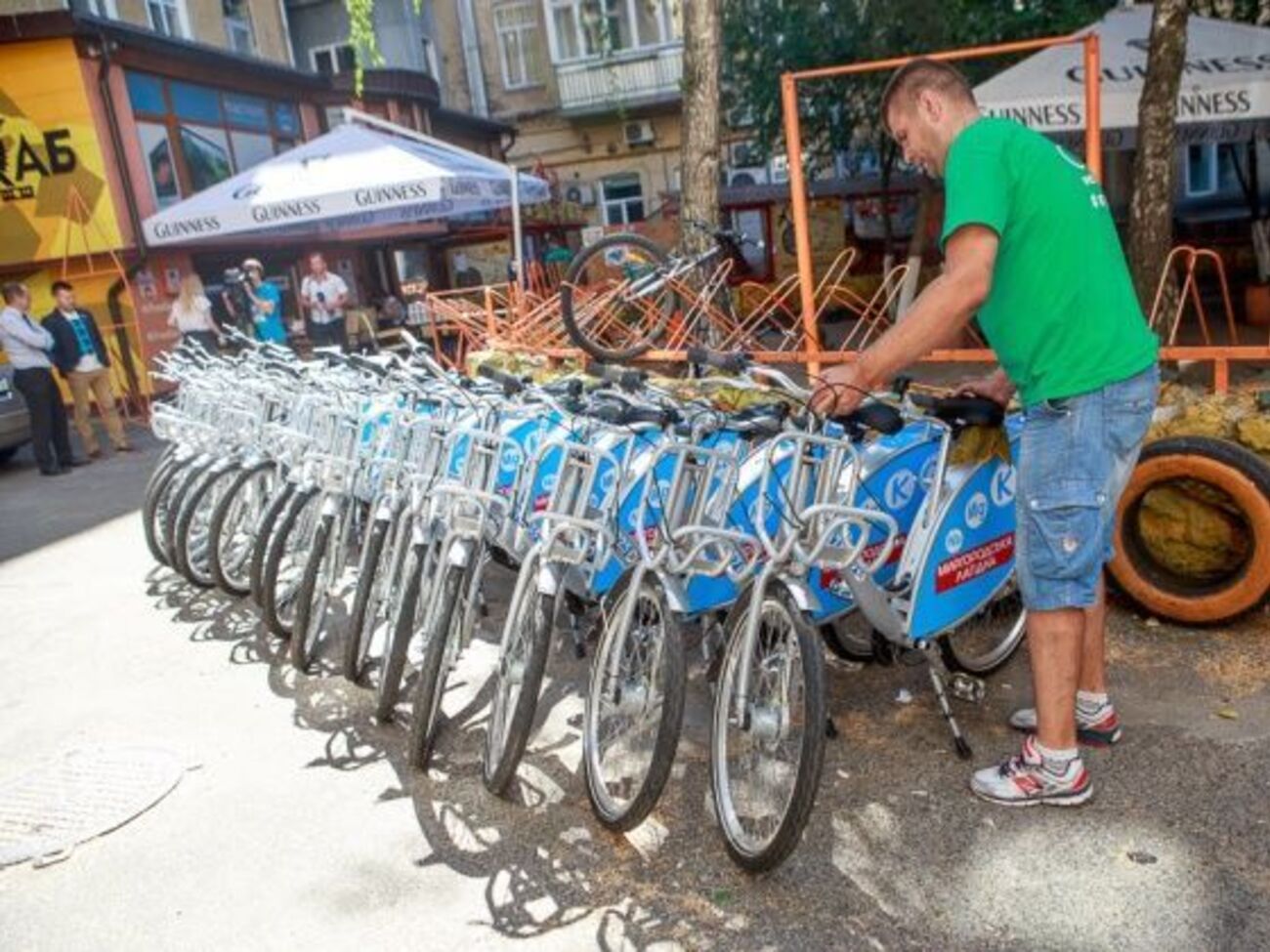 В Киеве появился муниципальный прокат велосипедов