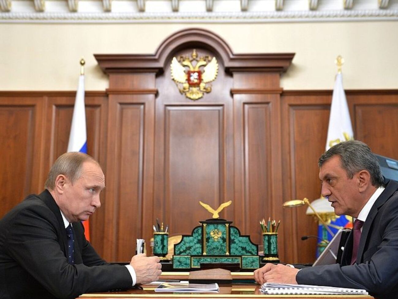 Сергей Меняйло (справа) о встрече с Владимиром Путиным:&nbsp;Сегодня &ndash; понятие растяжимое