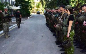 В Торецк прибыла полицейская группа из 40 человек