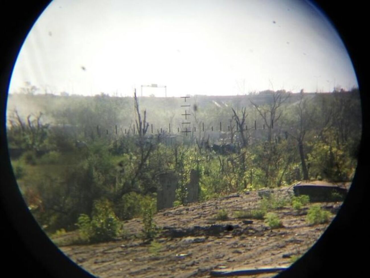 Кадр, сделанный в промзоне Авдеевки журналистом "Громадського" Константином Реуцким