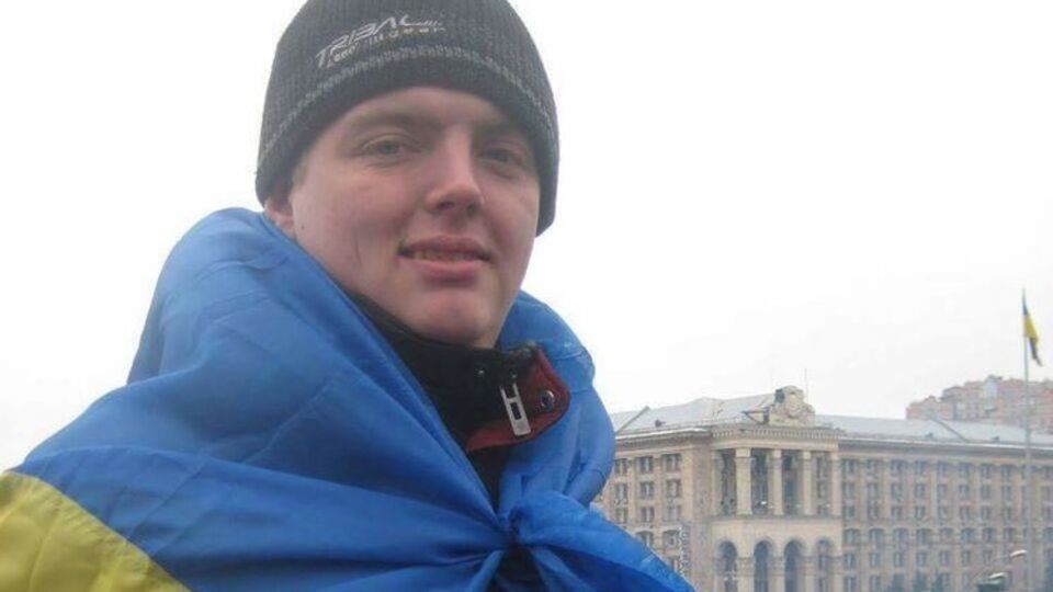 Никита Свиридовский во время Евромайдана