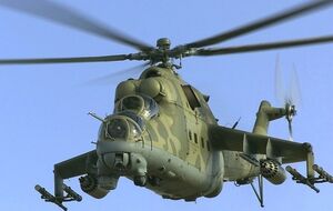 Ми-25 был подбит в сирийской провинции Хомс