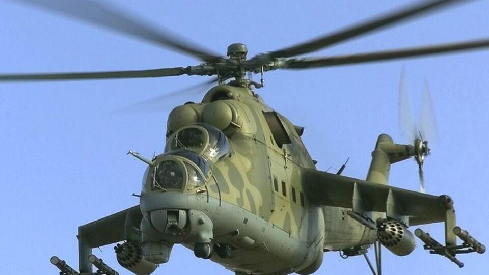 Ми-25 был подбит в сирийской провинции Хомс