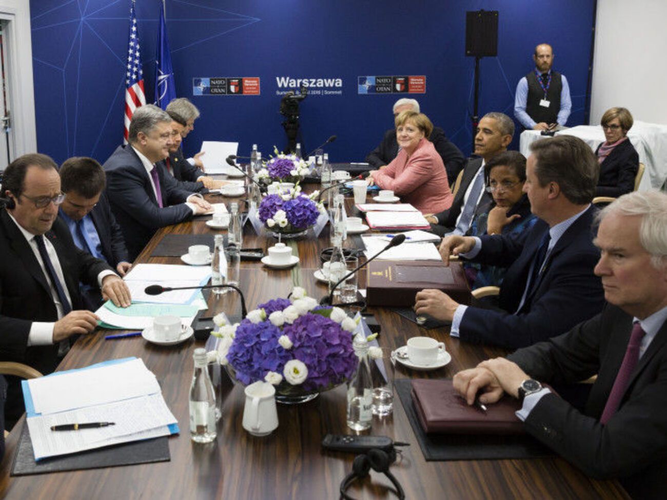 В рамках варшавского саммита НАТО состоялась встреча "Большая пятерка" + Украина