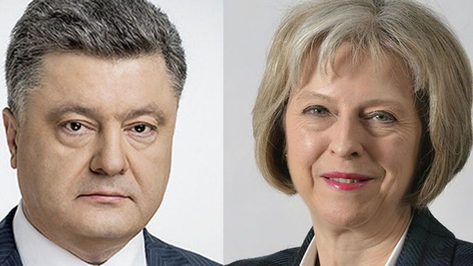 Порошенко в разговоре с Мэй поблагодарил британское правительство за поддержку Украины