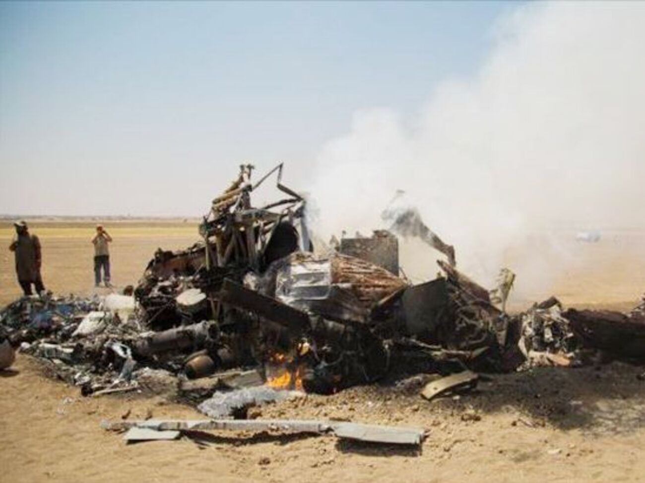 На борту вертолета было тяжелое вооружение, сообщили очевидцы