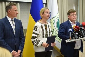 Супрун во время первого брифинга в качестве и.о. главы Минздрава