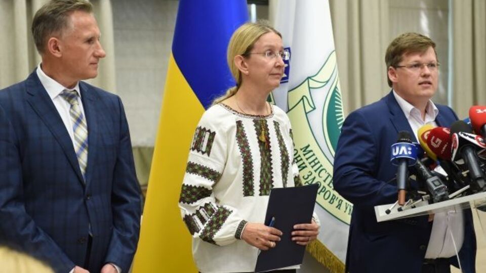Супрун во время первого брифинга в качестве и.о. главы Минздрава