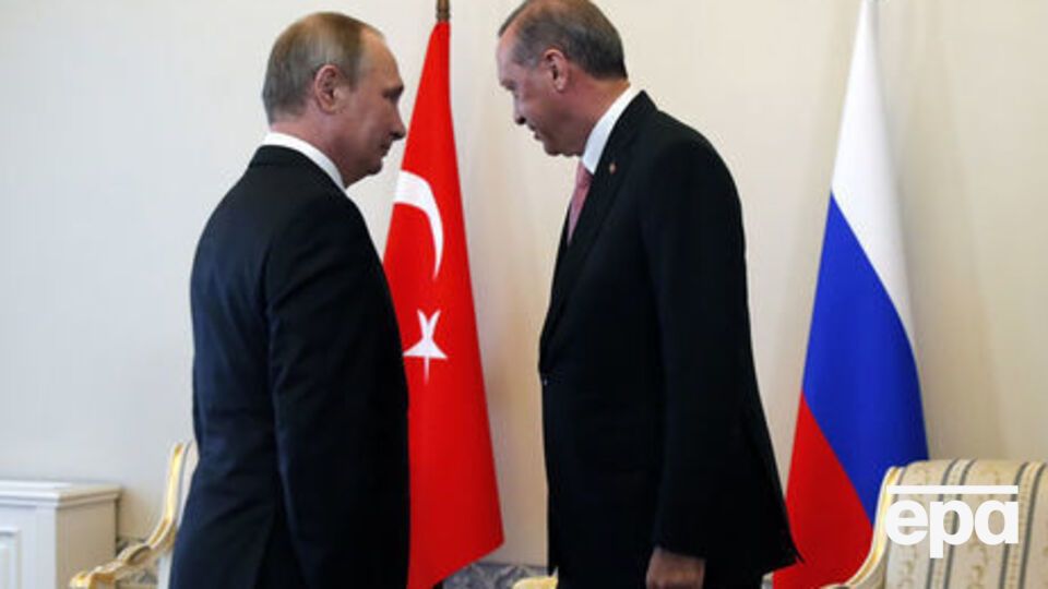 Встреча Путина с Эрдоганом
