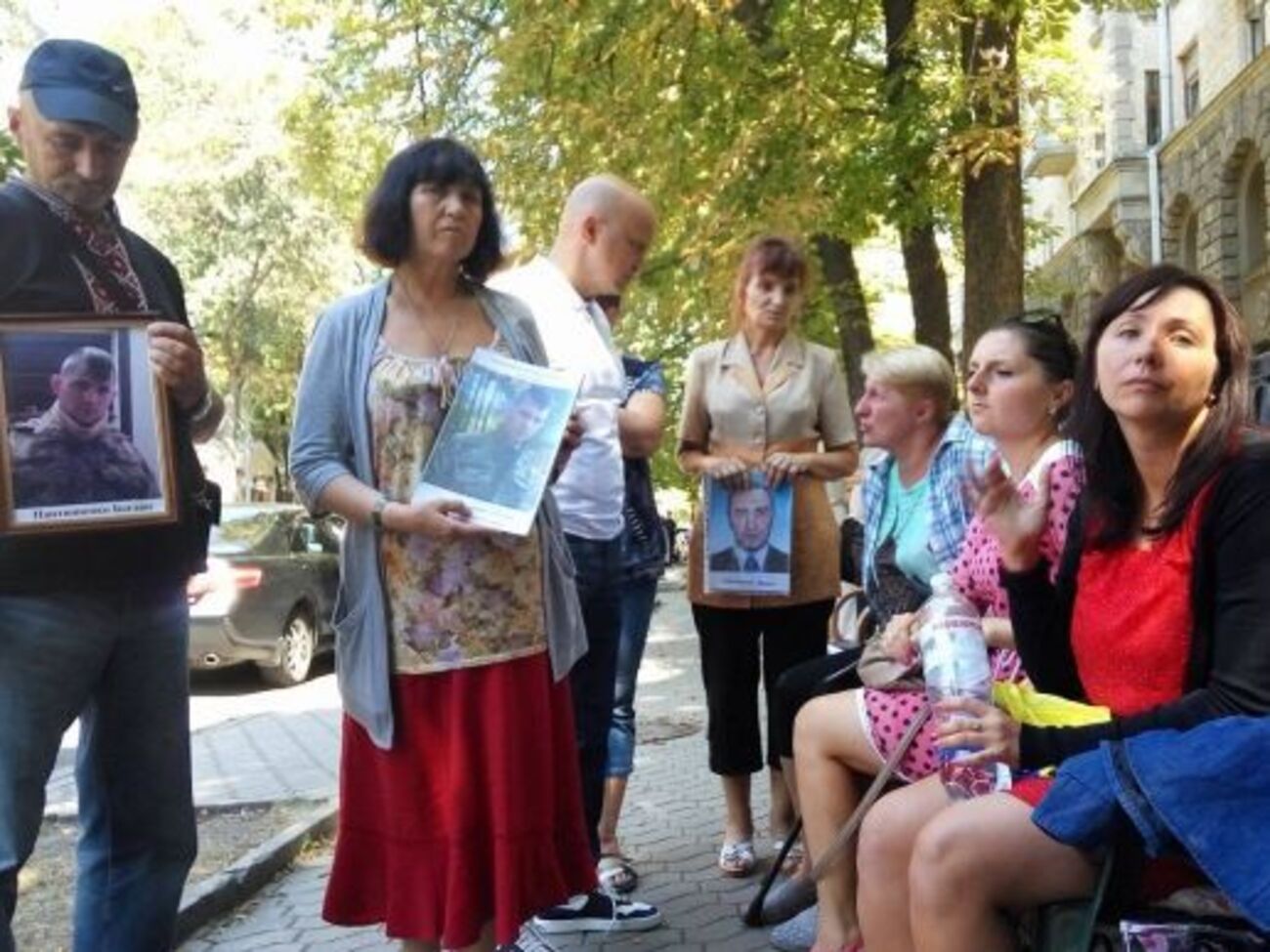 Участники акции на Банковой