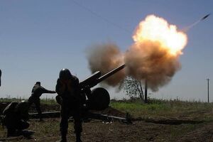Украинские военные на передовой