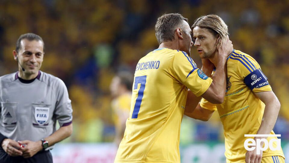 Шевченко и Тимощук долгое время играли вместе в сборной Украины