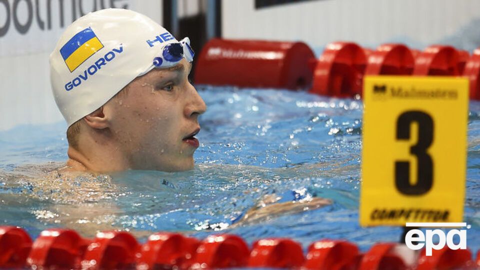 В полуфинале соревнований Говоров установил рекорд Украины, проплыв дистанцию за 21,46 с