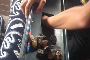 Злоумышленники перевозили янтарь в пассажирском автобусе