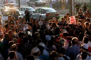 В Нью-Йорке протестовали мусульмане
