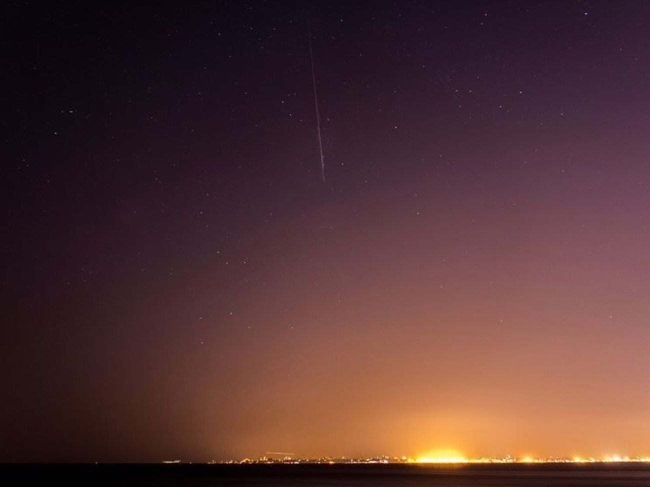 Метеорный поток Персеид в небе Одесской области