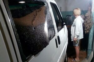 Люди, бывшие в микроавтобусе, не пострадали