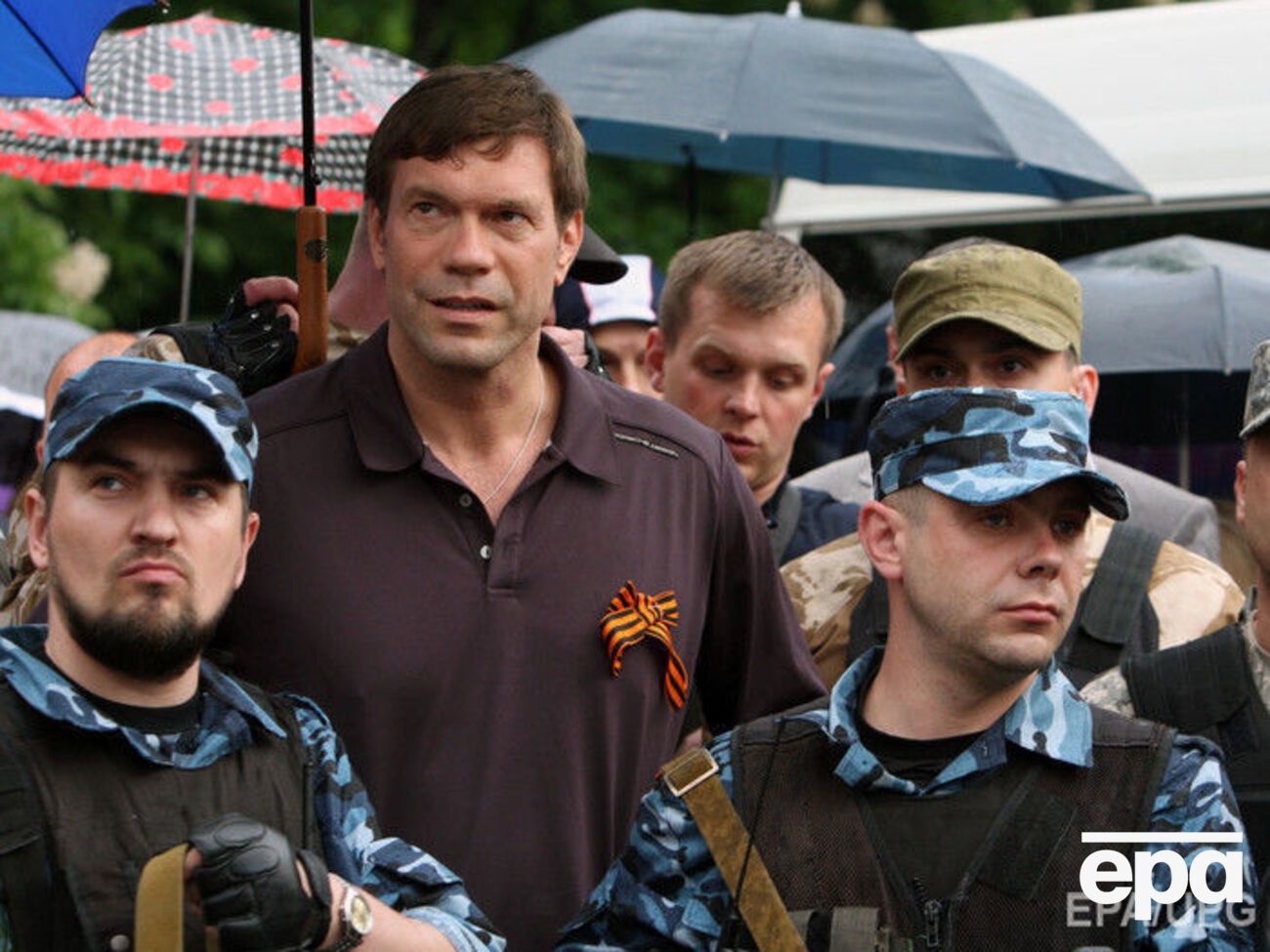 Царев во время визита в оккупированный Луганск