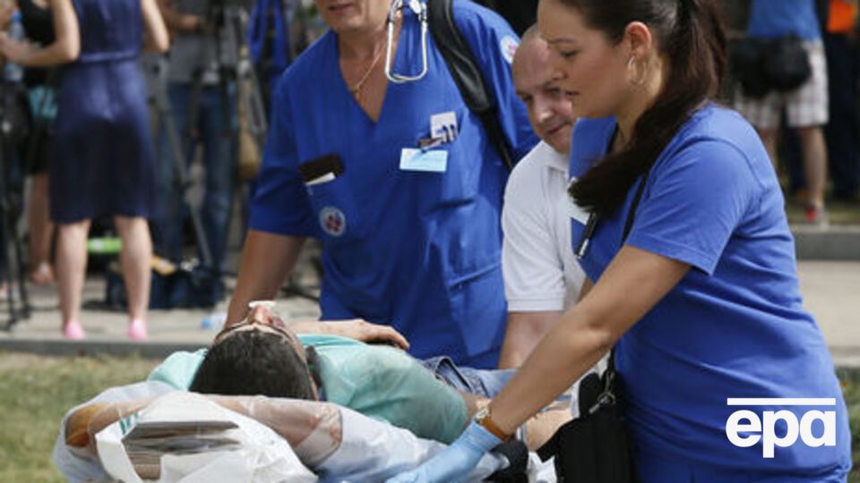 В автобусе находились граждане Украины