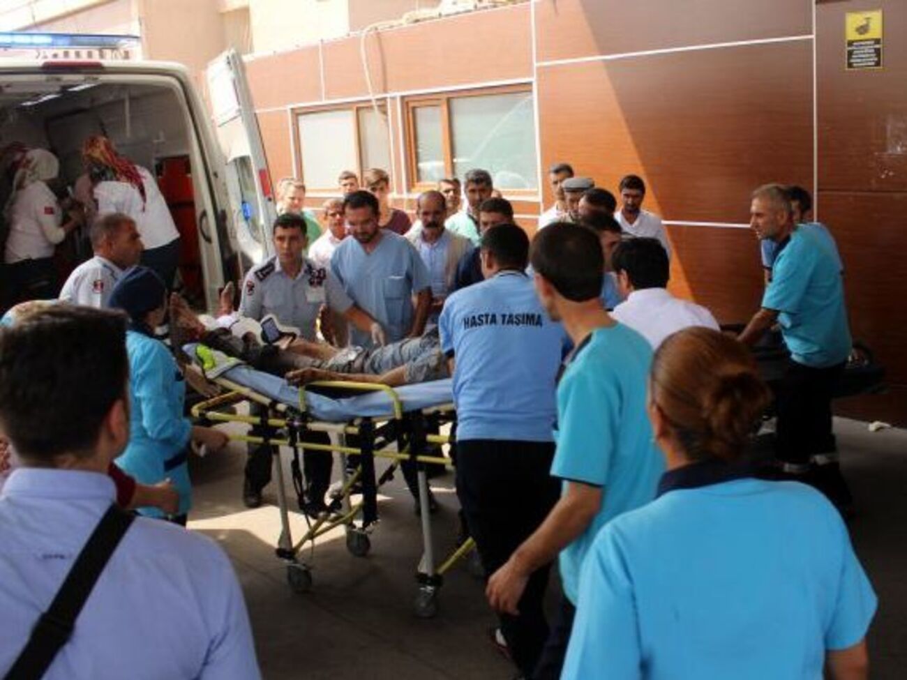 В результате взрыва ранения получили 45 человек