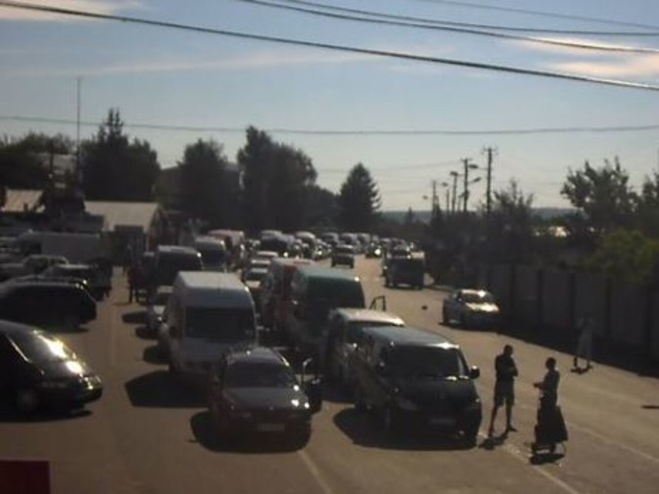 Наибольшее количество машин зафиксировано в пункте пропуска "Краковец"