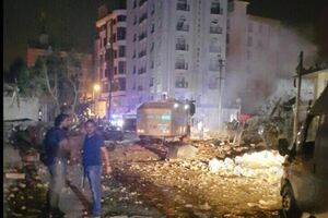 В радиусе взрыва находились полицейские казармы