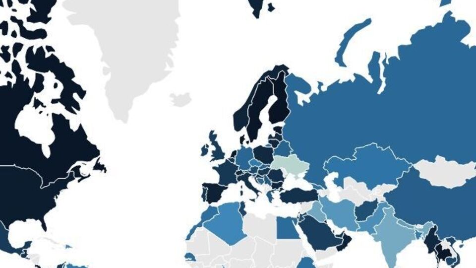 Украина занимает 94 место из 95 стран по покрытию 3G/4G интернетом