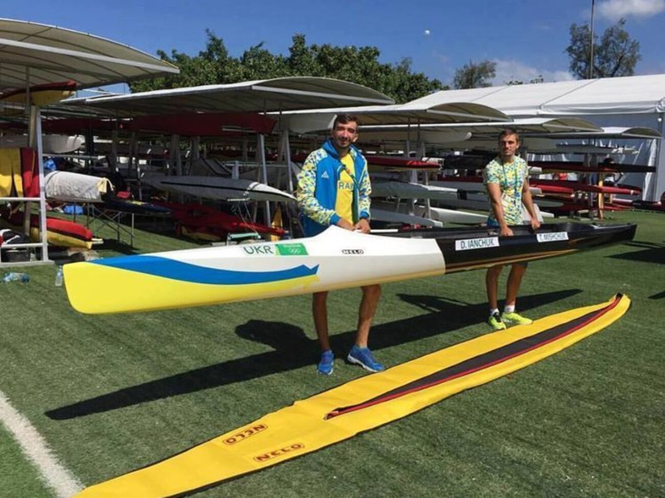 Гребцы Янчук и Мищук готовятся к финалу