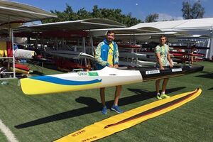 Гребцы Янчук и Мищук готовятся к финалу