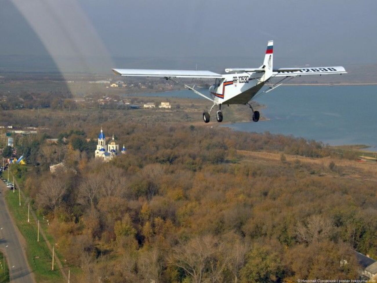 В Ростовской области разбился легкомоторный самолет