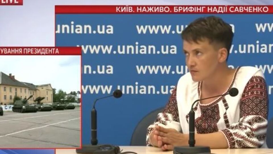 Надежда Савченко начнет голодовку 3 августа