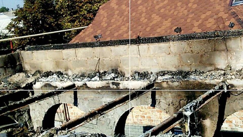 Последствия обстрела Марьинки