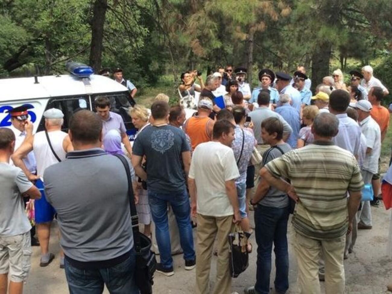 В Симферополе полиция сорвала митинг&nbsp;"Обманутый Крым"