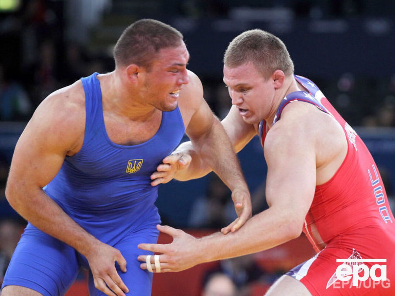 Андрейцев (слева) во время Олимпиады 2012 в Лондоне