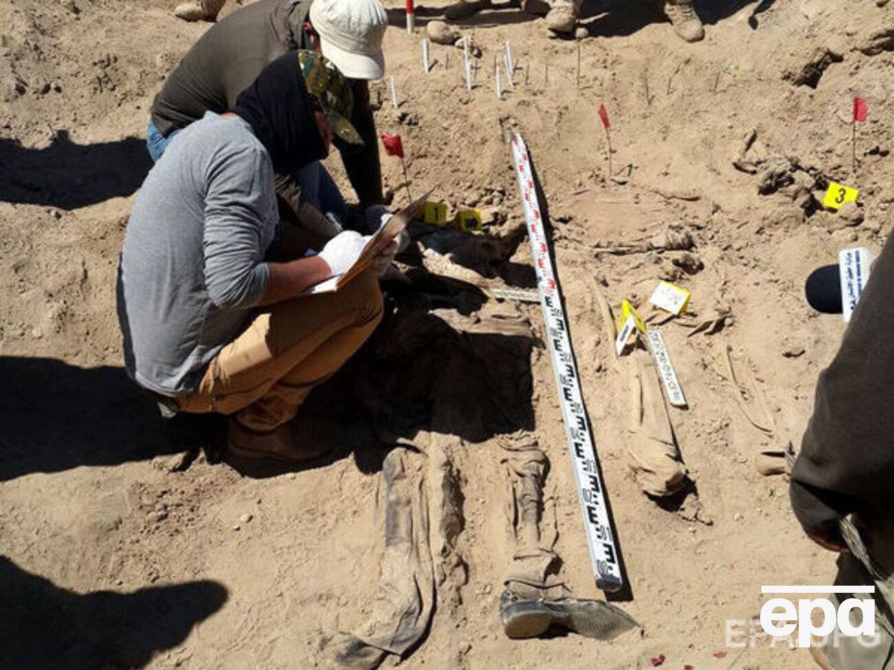 В 2015 году были эксгумированы останки казненных призывников