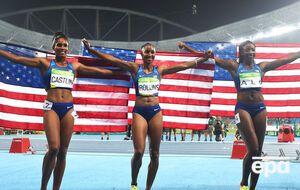 Американки Бриана Роллинз, Ниа Али и Кристи Кастлин заняли весь пьедестал в барьерном спринте