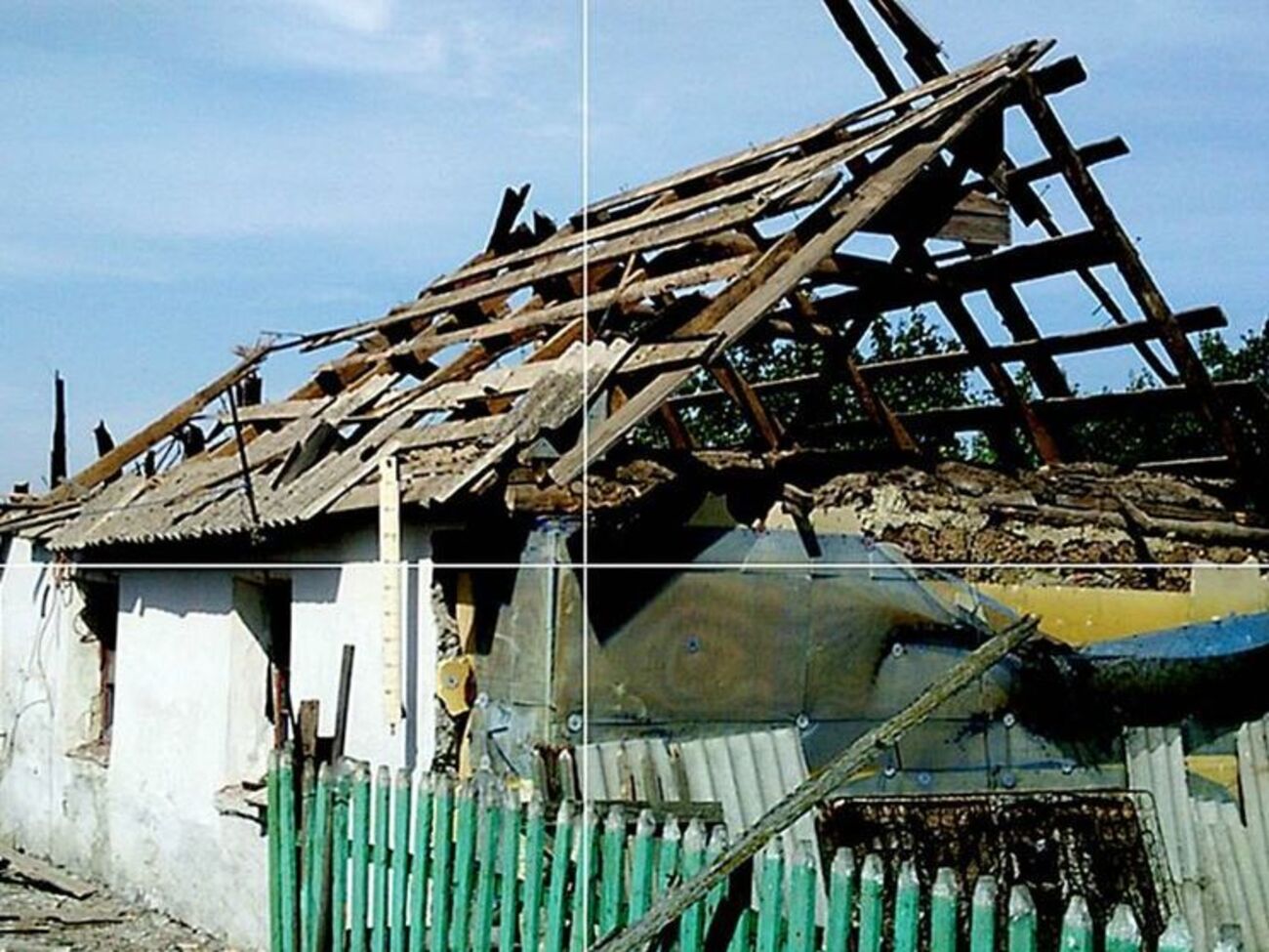 Боевики обстреляли жилое село