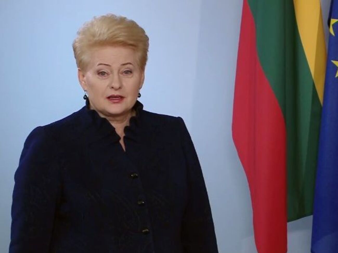 Грибаускайте поздравила Украину с Днем Независимости