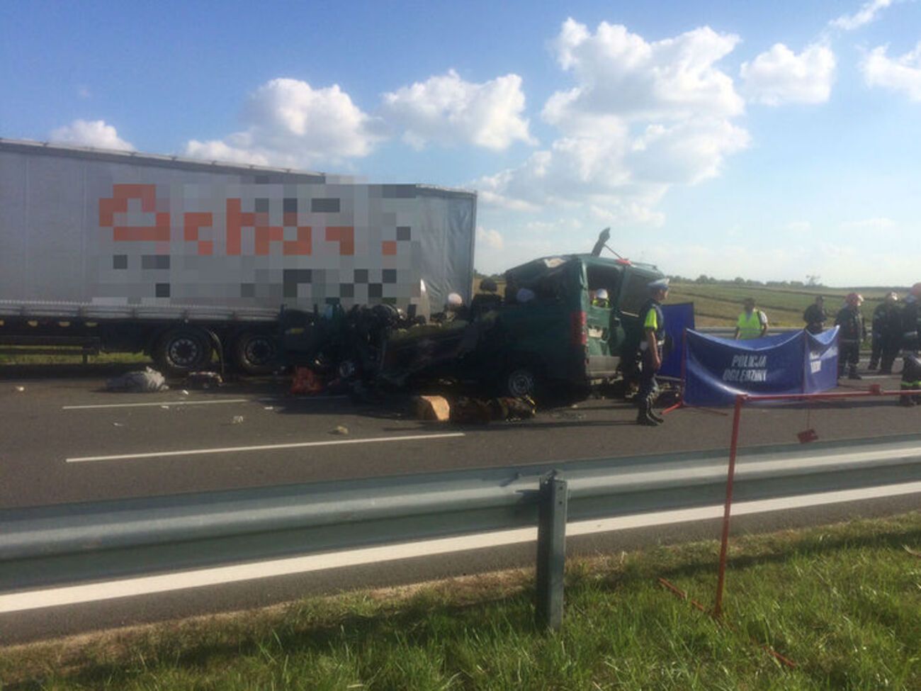 В аварии недалеко от Люблина погибли как минимум пять человек, вероятно, украинцев