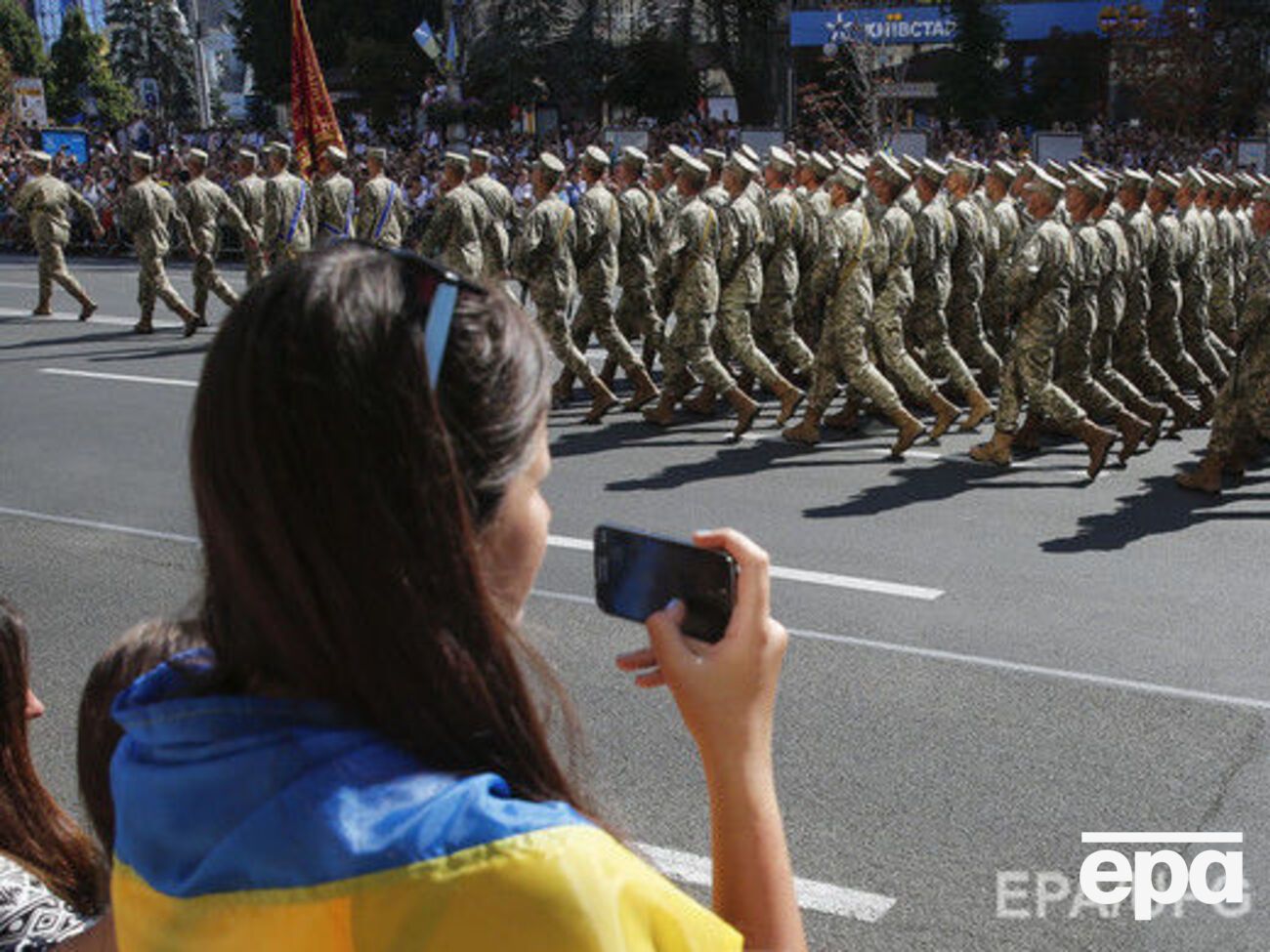 Киевляне и гости столицы могут наблюдать военный парад