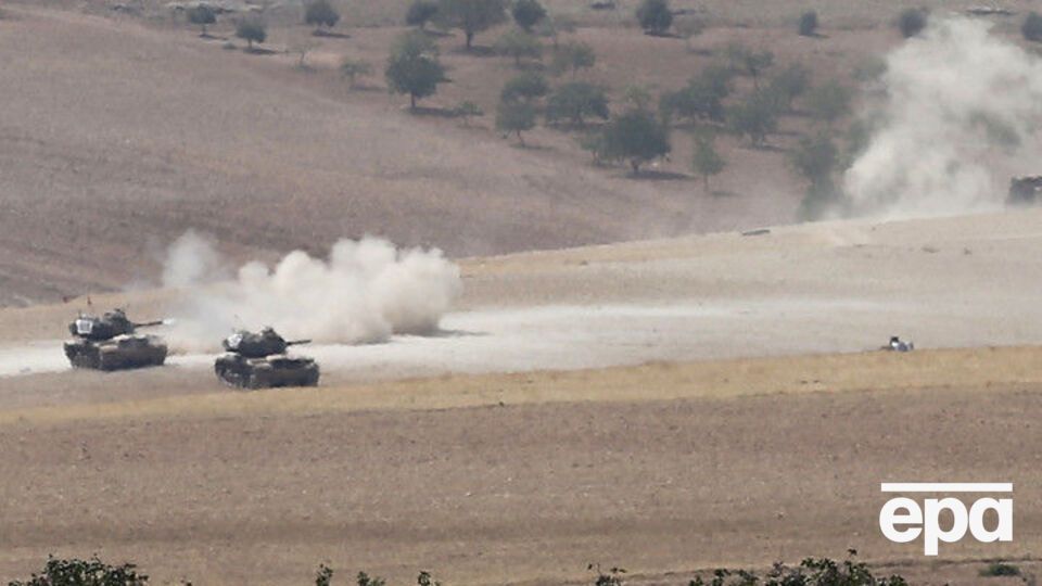 Операция армии Турции против ИГИЛ в сирийском городе Джараблус