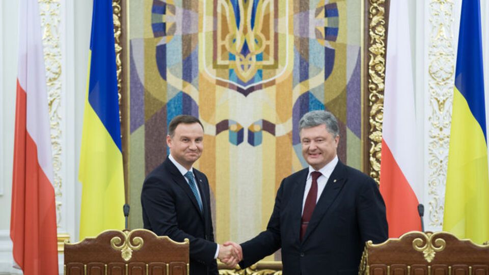 Дуда (на фото слева) и Порошенко (на фото справа) встретились в Киеве