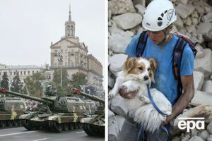 Парад в Киеве, землетрясение в Италии